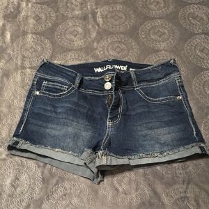 Wallflower Indigo Denim Shorts